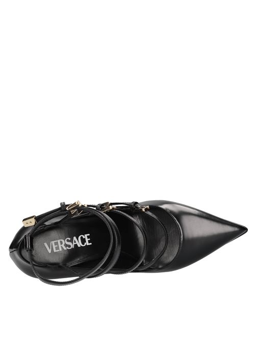 Décolleté in pelle VERSACE | 1009469 DVT51 1B00VNERO